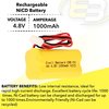 Exell Battery Emergency Lighting Battery Fits Astralite 20-0001 Lithonia A15032-1 EBE-59